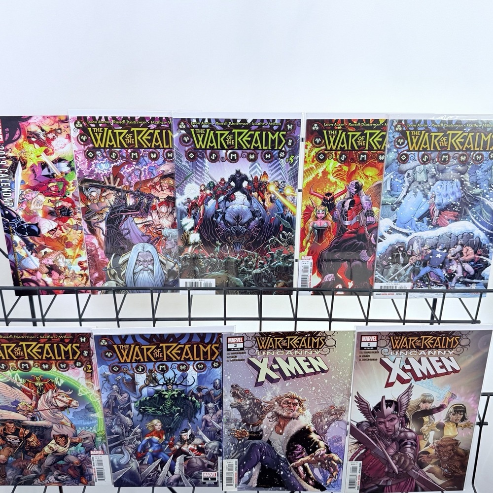 War Of The Realms 1-6 Uncanny X-Men 2-3 Calender Key 1st Thor All Father